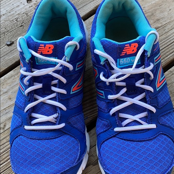 RETRO NEW BALANCE 550 V3 blue sneakers size 7.5. WE550BB3 - Picture 5 of 9